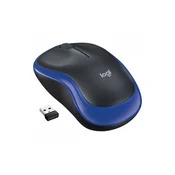 Logitech miš M185-crni/plavi