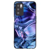 Silikonski črni ovitek za OPPO A16s - Iris liquid