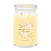 Yankee Candle Aromatična sveča Signature glass velika Vanilla Cupcake 567 g