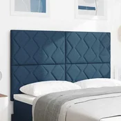 vidaXL vidaXL Vzglavje z LED lučmi z vzglavjem Svetlo siva 144 cm blago, (5000044057)