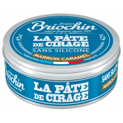 Briochin Pasta za čevlje - karamela rjav, 100ml