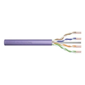 CAT 6 U-UTP installation cable, 250 MHz Eca (LSZH-1), AWG 23/1, 305 m paper box, sx, purple