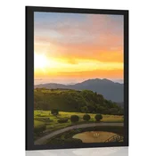 Plakat jutranji sončni vzhod nad Tajsko - 20x30 no frame