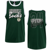 Giannis Antetokounmpo 34 Milwaukee Bucks Crew Neck Shooter Tank dres