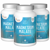 Essentials Magnezijev malat 500, visok odmerek - vegansko, 360 kapsul