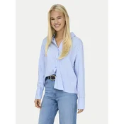 ONLY Bluza ONLBerit  svetlo modra / bela