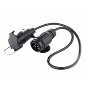 CARMOTION Konektor Adapter Uticnice 13/7 Pinova 12V Sa Kablom Dužine 0.75M