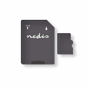 Nedis Memory card | microSDHC | 32 GB | Write speed: 90 MB/s | Read speed: 45 MB/s | UHS-I | SD adapter included