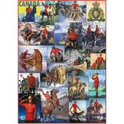 EuroGraphics Puzzle Royal Canadian Mounted Police - kolaž 1000 kosov