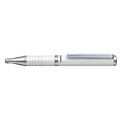 Kuglasta olovka, 0,24 mm, teleskopska, metalno bijelo tijelo, ZEBRA SL-F1, plava 82406-24