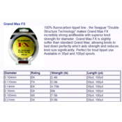 SEAGUAR GRAND MAX FX 6,5X/0.128mm-30yd