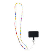 PIXIE obesek za telefon / dolžina vrvice 68cm (34cm v zanki) / okoli vratu - perle