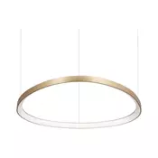 Ideal Lux - Viseči LED lestenec na kablu GEMINI LED/56W/230V 4000K, premer 81 cm, CRI 90, medenina