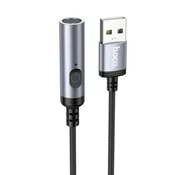 Elektronski upaljac za cigarete Hoco UA30 USB-A - sivi