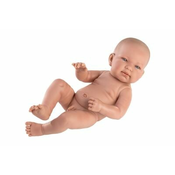 LLORENS 73801 NEW BORN BOY - realistična dojenčkova lutka z vinilnim telesom - 40 cm