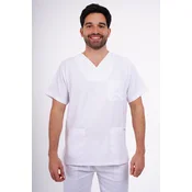 Pureboks Muška medicinske uniforme, Bela