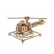 UGEARS 3D lesena mehanska sestavljanka MINI helikopter