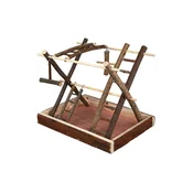 TRIXIE Igralo za ptice Natural Living 35x27x30 cm les