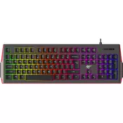 Havit Gamenote KB866L RGB gaming tipkovnica, črna