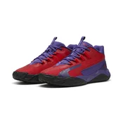 PUMA Dagger 2 Mid Basketball Shoes Unisex, Women, Violet/Red/Black, 44.5