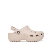 Crocs Natikači Classic Platform Clog 206750 Bež
