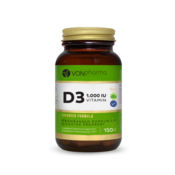 Vonpharma Vitamin D3 1.000 I.E., 150 kapsul