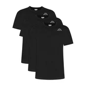 Kappa Set t-shirt majica? Logo Sylvo 322562W Crna Regular Fit
