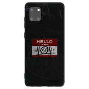Silikonski črni ovitek za Samsung Galaxy Note 10 Lite N770F - HELLO 404