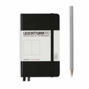 Notebook Pocket (A6) Hardcover, prazan, black