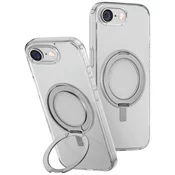 1 to 3 Uniq Swivix Ovitek Za Iphone 16E 2025 360 Rotacijski Z Zaščito Prozoren