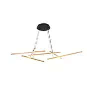 Rabalux Visilica Severine, LED, 40W, 3000K, 100cm, Zlatno-crne boje
