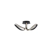 JUST LIGHT. 8475-18 - LED prigušiva plafonski luster BRILLA LED/29W/230V crna