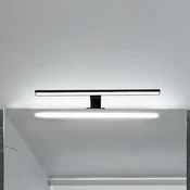 B.K. Licht LED-ogledalo Bill, širina 60 cm, črno, kovinsko, 4.000 K - Kopalnica - Sodobni - Kovina