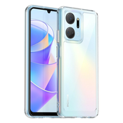 Hibriden ovitek Frame Shield za Honor X7a - prozoren