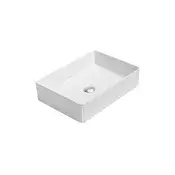 Mexen Grovo rebrasta umivalnik za na pult, 51 x 37 cm, bela - 22305100
