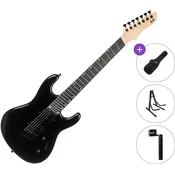 PSD Guitars SPS-1007M-F Basic SET Dark Night Black Električna kitara