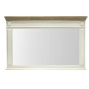 Homestar Ogledalo SAMIRA 107x4,5x70 cm starinsko belo naravno