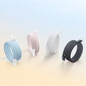 Baseus Dynamic 4 Pro Series podatkovni kabel USB-C - USB-C 100W 1m Moon White