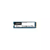 Kingston NV1 SSD disk, M.2 PCIe NVMe 250GB NV1, 2100/1700 MB/s (SNVS/250G)