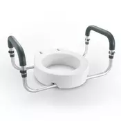 VEVOR Povišano WC sedež 44x61x275 cm aluminijast ročaj za standardni okrogli WC