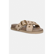 Usnjeni natikači AllSaints Suki Western Sandal