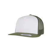 Flexfit Kapa temno zelena/bela