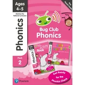 Phonics - Learn at Home Pack 2 (Bug Club), Phonics Sets 4-6 for ages 4-5 (Six stories + Parent Guide + Activity Book)