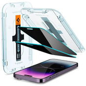 Spigen Glass EZ Fit Privacy 2 Pack - iPhone 14 Pro Max (AGL05203)