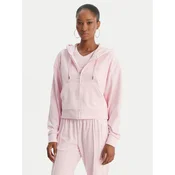Juicy Couture pulover s kapuco ženski velur ICCLE HOODIE