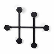 Crna metalna zidna vješalica Bottoni – Spinder Design