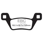 Klocki hamulcowe EBC FA600R (kpl. na 1 tarcze)