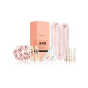 BrushArt Heatless hair curling set kit + hair pins + hair ties