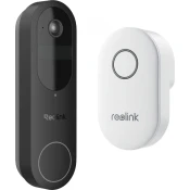 REOLINK varnostni video zvonec D340B, 4MP, 2K, WiFi, črn