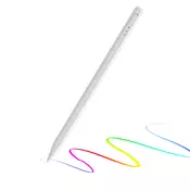 Stylus pisalo Techsuit AX10-T za iPad, USB-C, Palm Rejection, Tilt Pressure Sense, 125mAh - belo